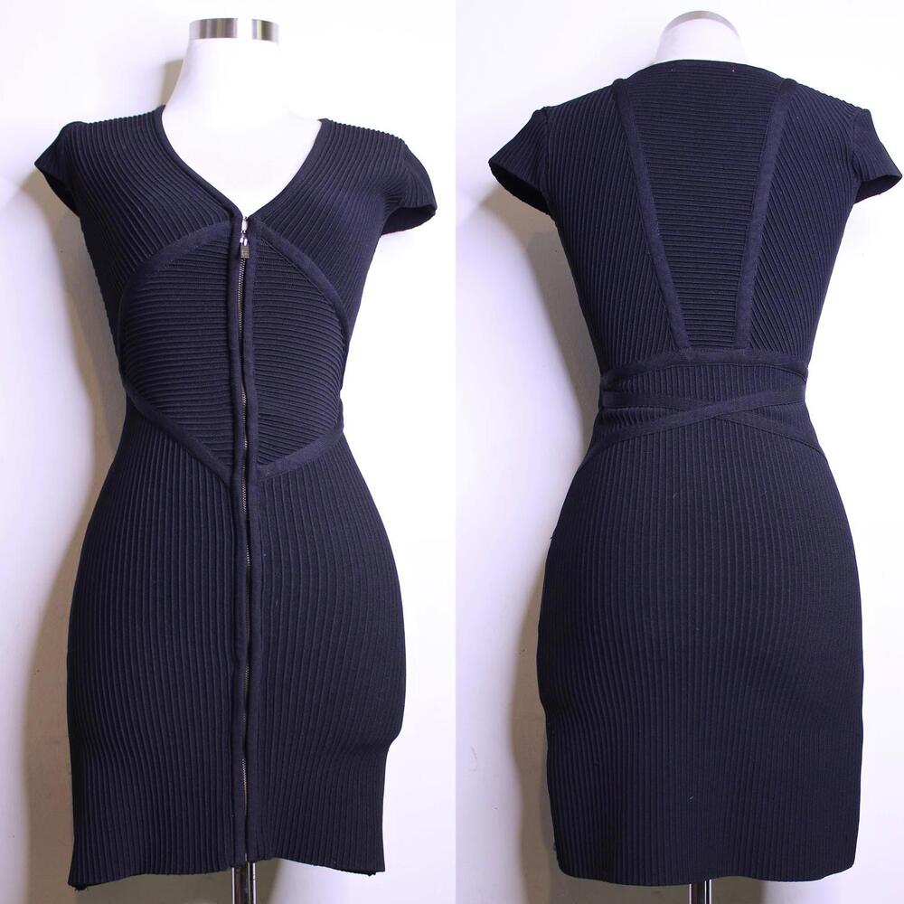 Revolve Stretta Black Bodycon Mini Dress - Small